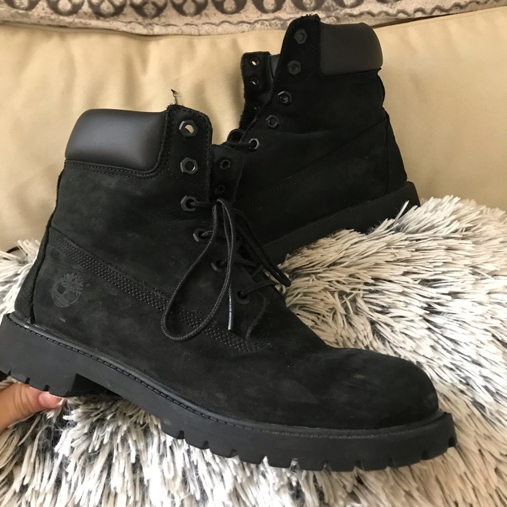 Black Timberland Boots